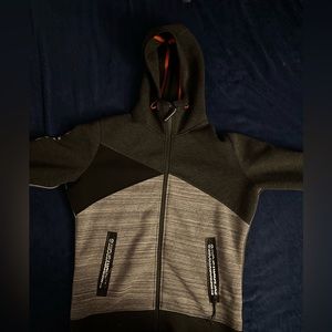 Super Dry Large Zip Up Hoodie